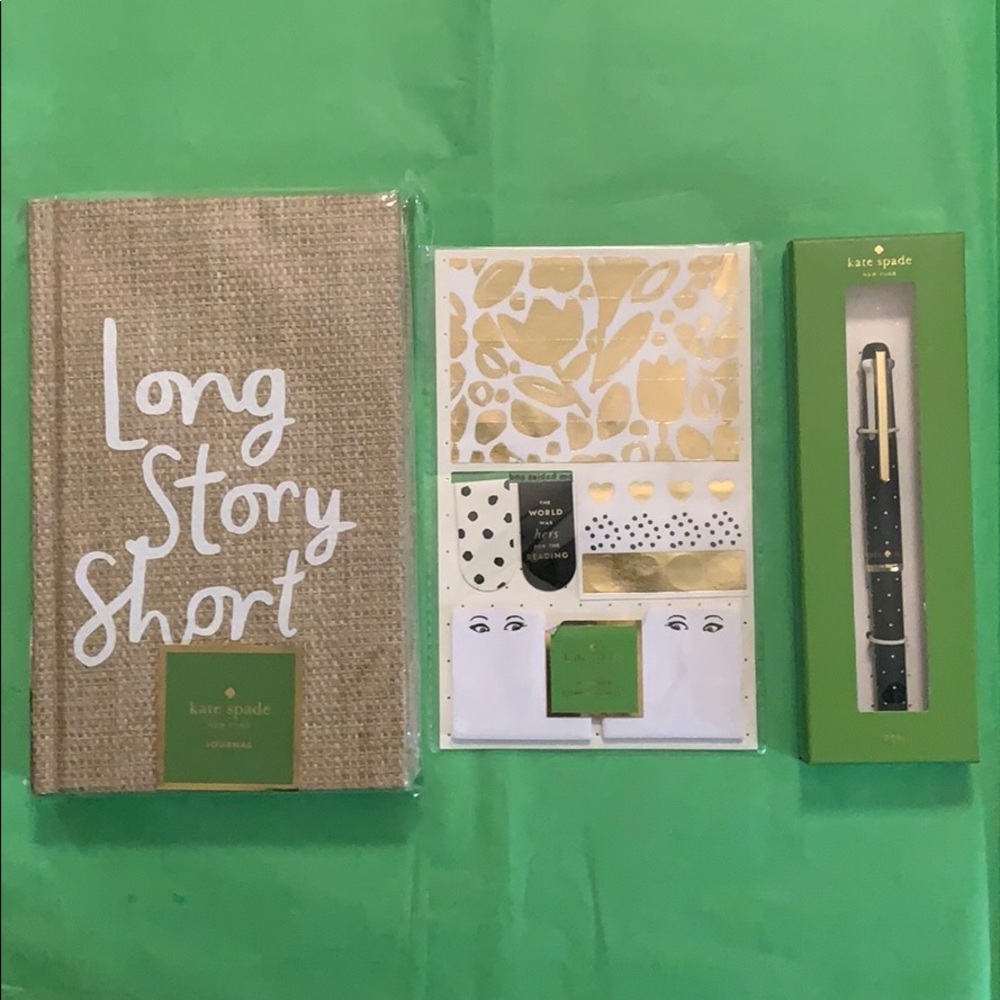 Kate Spade Long Story Short Journal Bundle